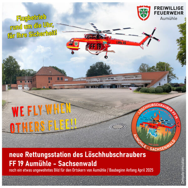 Neuer Löschhubschrauber für Aumühle & den Sachsenwald