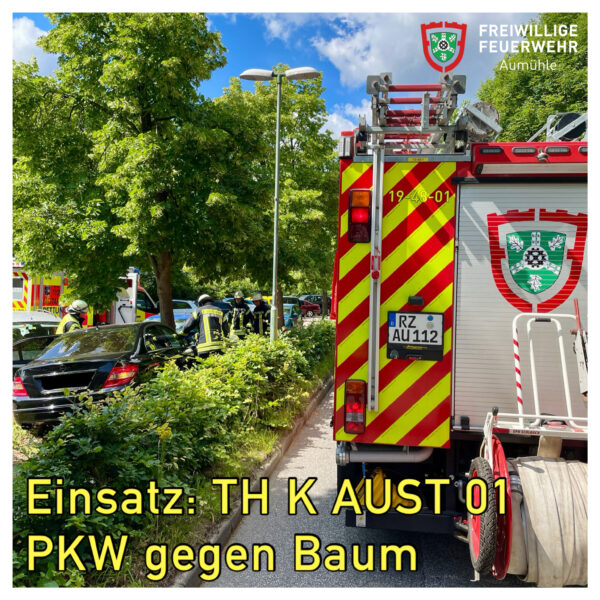 TH K AUST 01 – Verkehrsunfall leicht mit Rettungsdienst