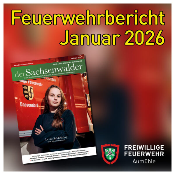 Feuerwehrbericht Januar 2026