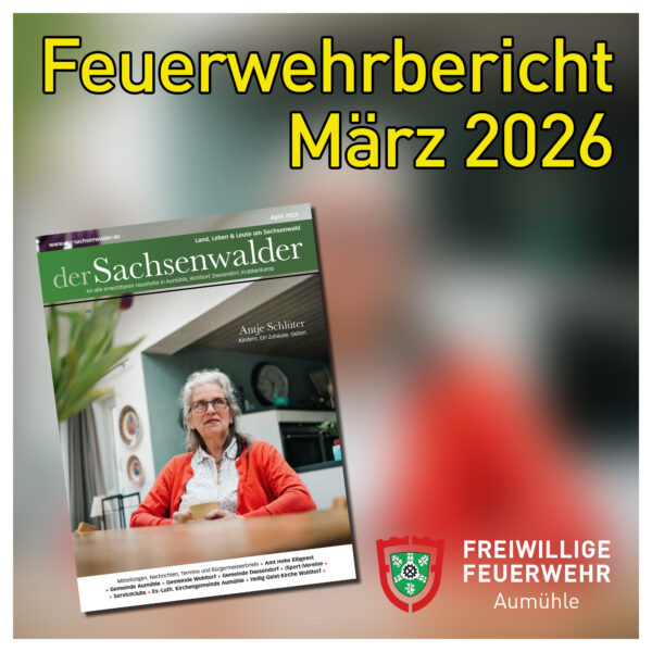 Feuerwehrbericht März 2026